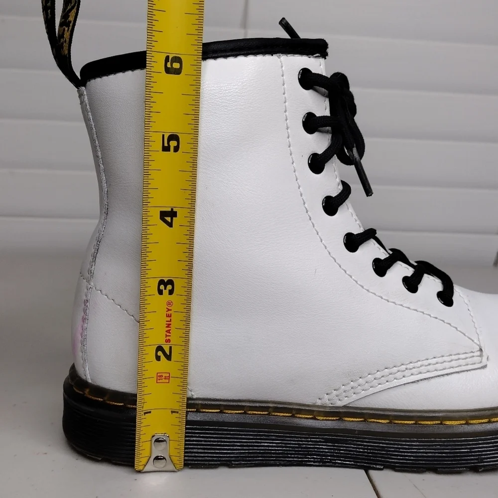 Dr. Martens Zavala Goth Punk Whimsigoth Side Zip Lace Up Combat Ankle Boots Sz 5 - Picture 11 of 15